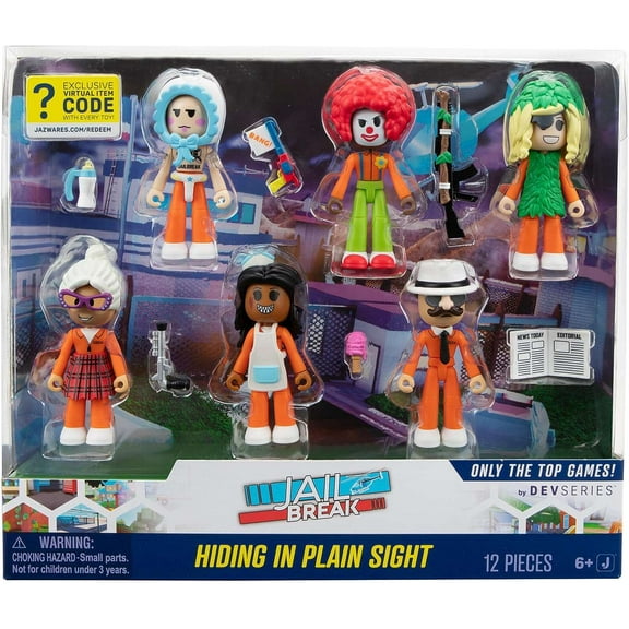 Roblox Jail Break Hiding in Plain Sight Action Figure 6-Pack