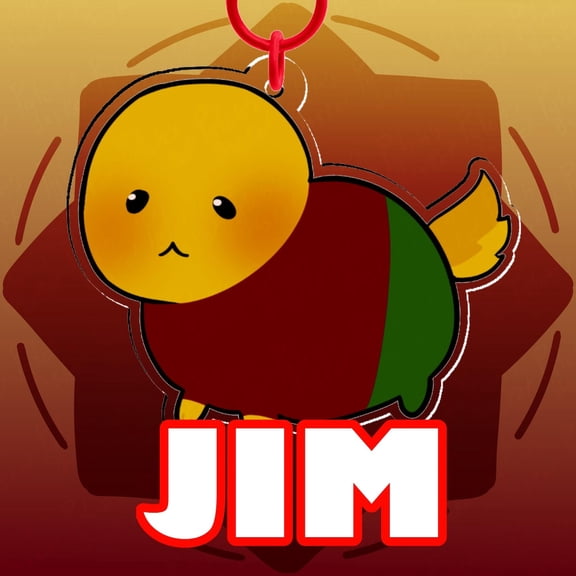 Roblox Jim's Computer Bean Keychain (1 keychain)