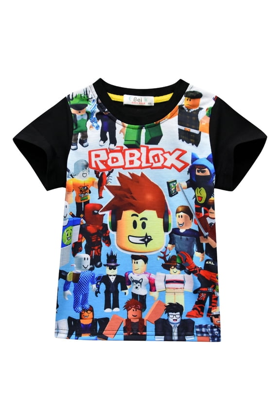 Kids Cartoon T-Shirt for Boys Girls Gaming Fans 3D Print Premium Short Sleeve Casual Tee