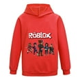 thumbnail image 1 of Roblox Kids Hoodie 100% Cotton Pullover Sweatshirt Long Sleeve Hooded Shirt for Boys Girls 3D Print YouTube Gaming Cartoon Comfortable Durable Children's Clothing, 1 of 2