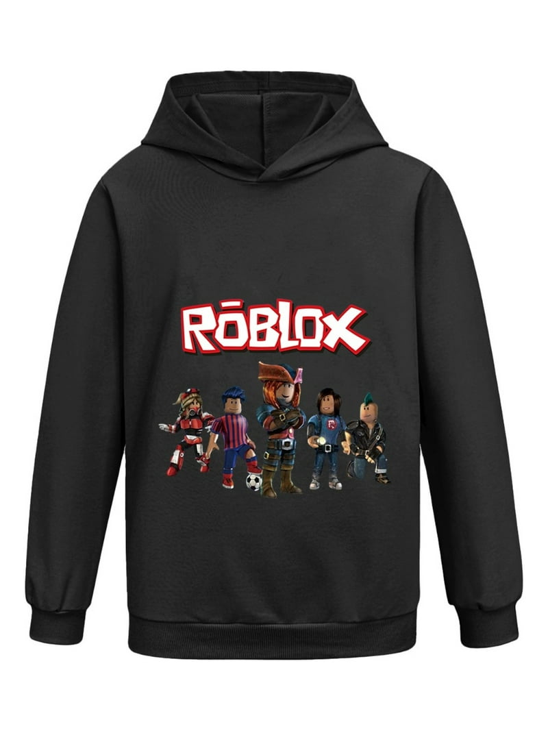 Roblox Kids Hoodie 100% Cotton Pullover Sweatshirt Long Sleeve