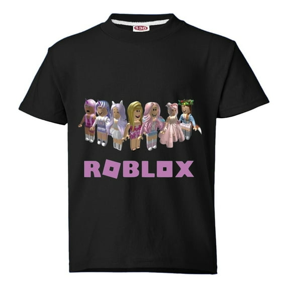 Roblox Kids T-shirt for Girls Boys Cartoon Graphic Print Tee Gift Premium Cotton Short Sleeve Casual Comfortable Durable Breathable Child Tops Children Clothing