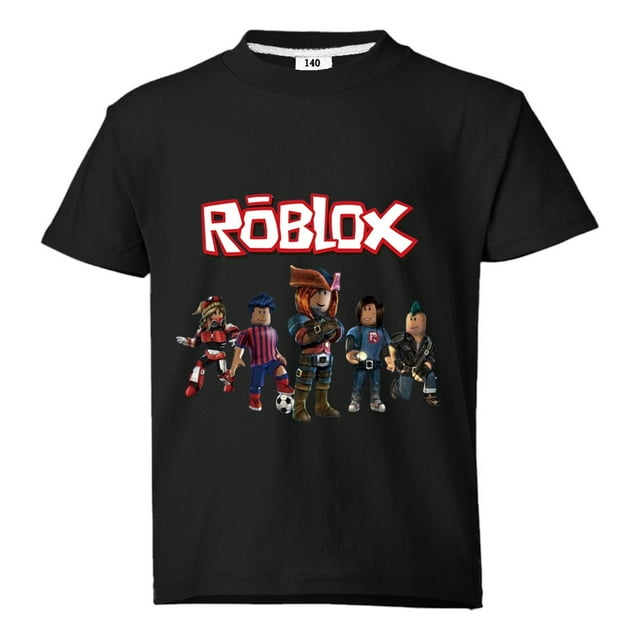 Roblox Kids T-shirt YouTube Gaming Xbox Builderman Jailbreak Cartoon ...