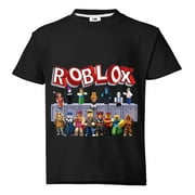 NTONGSHANBB Roblox Kids Tshirt Graphic Print YouTube Xbox Game Boys Girls Tee Premium Cotton Short Sleeve Round Neck Comfortable Casual Durable Breathable Child Tops Children's Clothing Birthday Gift