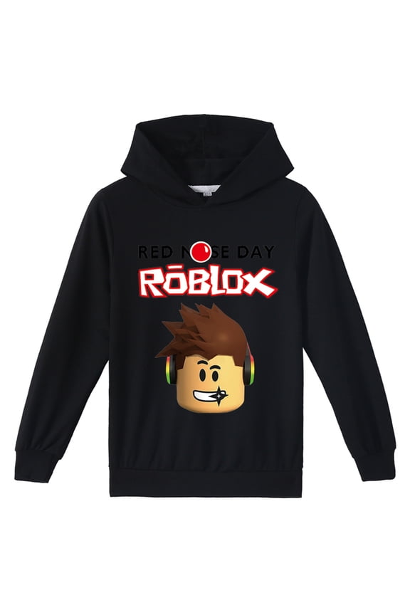 Roblox Long Sleeve Hoodies Casual Sweatshirts Hooded Lightweight Pullover Tops for Teen