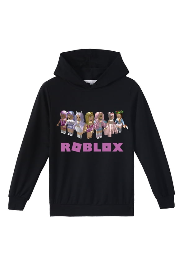 Roblox Long Sleeve Pullover Hooded Teen Casual Sweatshirts Comfy Soft Hoodies for Fall Winter
