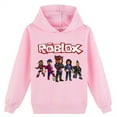 thumbnail image 1 of Roblox Long Sleeve Tops Graphic Hoodies Teen Casual Pullover Sweatshirts with Hood, 1 of 2