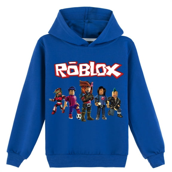 Roblox Long Sleeve Tops Graphic Hoodies Teen Casual Pullover Sweatshirts with Hood