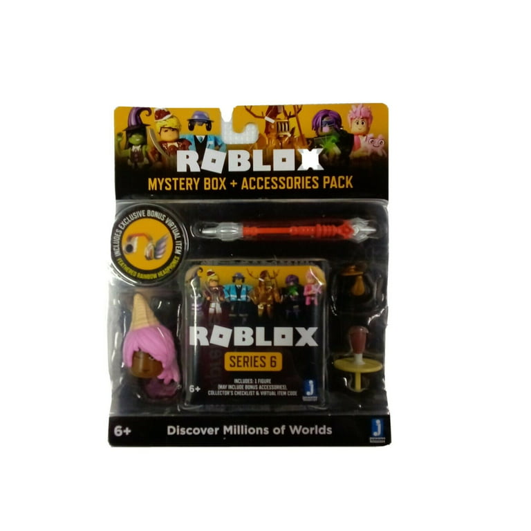 Roblox Multi series Virtual Item Code Sent via Message Pick A Code