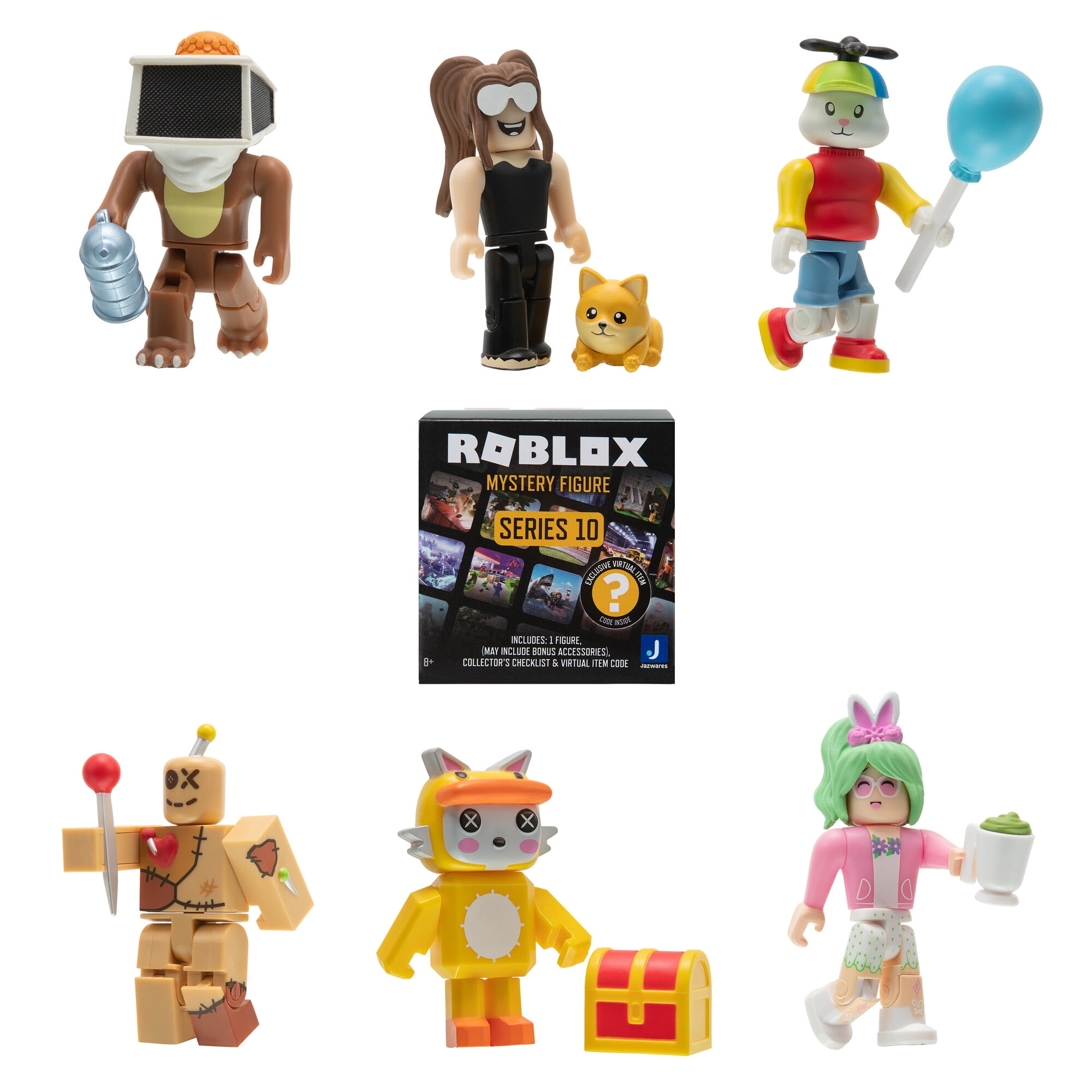  Roblox Action Collection - Series 11 Mystery Action Figure  Collect All 24! (Includes Exclusive Virtual Item) (2 Pack) : Toys & Games