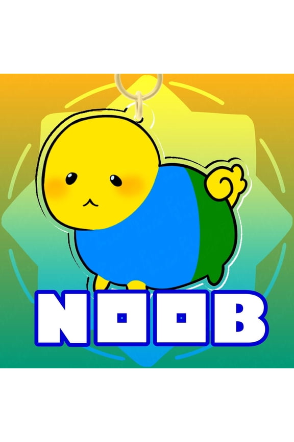 Roblox Noob Bean Keychain (1 keychain)