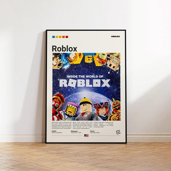 Roblox Poster, Gaming Room Poster, Roblox Fan Gift, Gaming Print Poster, Gamer Gift, Video Games Poster, Gaming Art Wall Decor, UNFRAMED-8x12