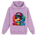 thumbnail image 1 of Roblox Pullover Sweatshirts Hooded Casual Long Sleeve Tops Baggy Hoodies for Teen(8-16 Years), 1 of 2