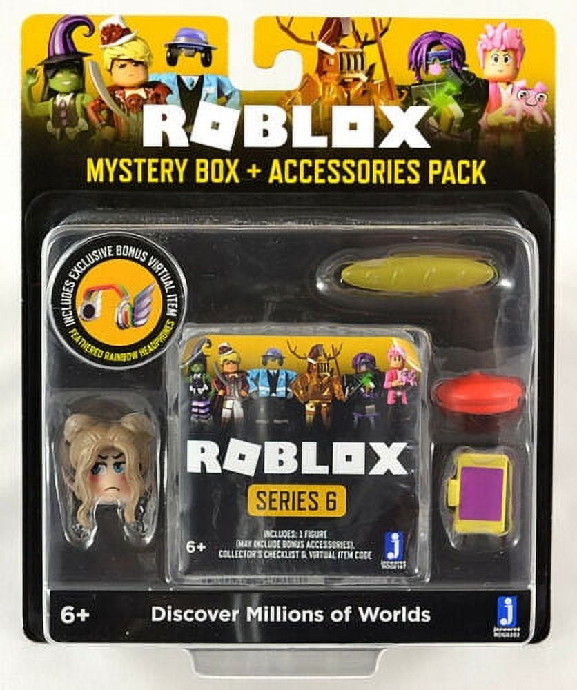 Roblox Mystery Box & Accessories pack series 6 With Virtual Code