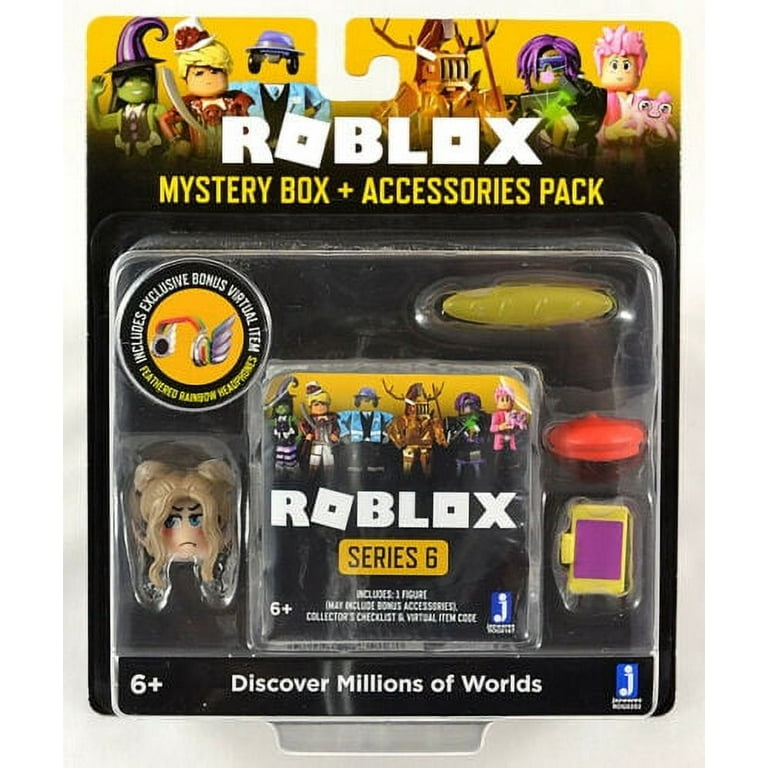 Roblox Action Collection - Series 8 Mystery Figure 6-Pack [Includes 6  Exclusive Virtual Items] 