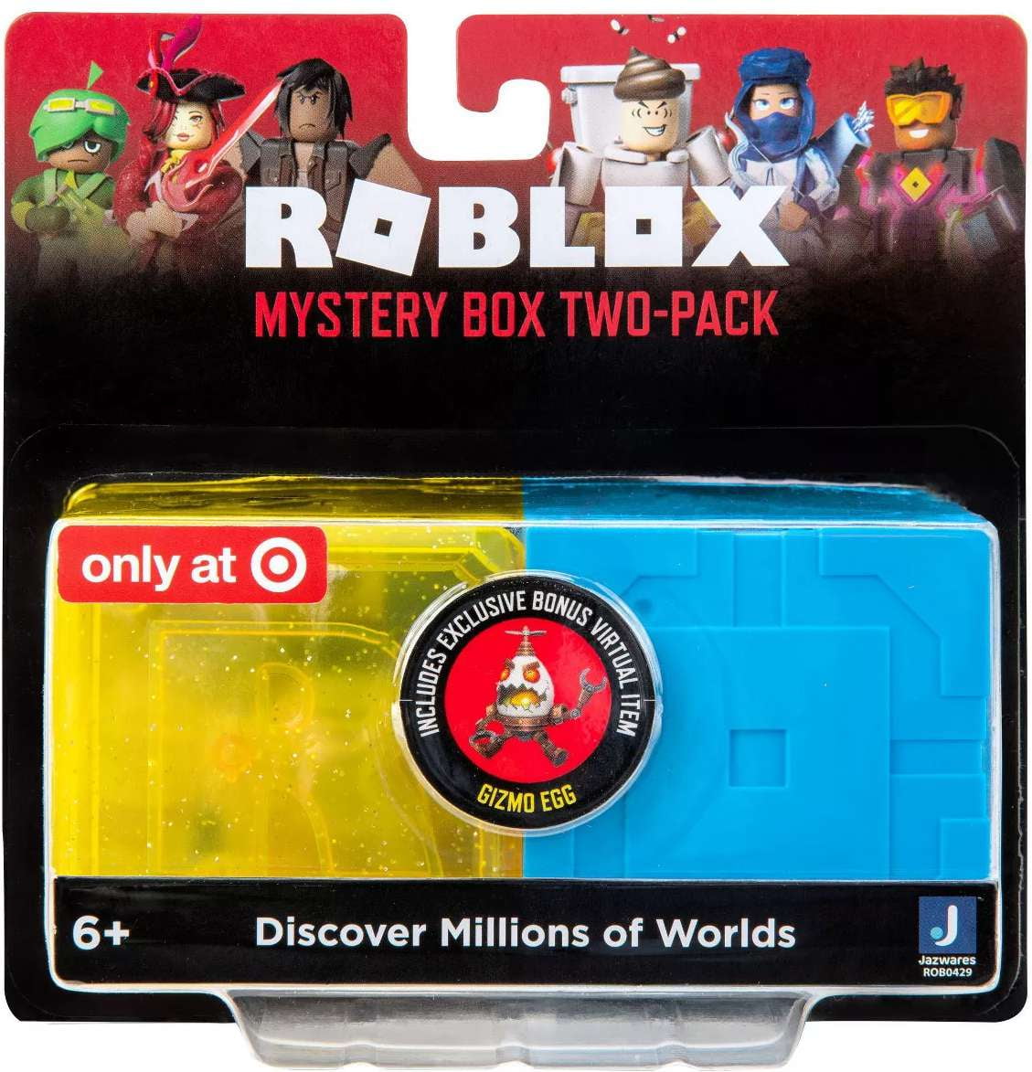 Roblox Series 9 & Celebrity Series 7 Mystery 2-Pack Set (Bonus Gizmo Egg  Virtual Item Code Included!) 