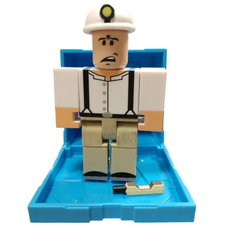 Roblox Series 9 Mining Inc: Alan Mini Figure (with Cube and Online Code) (No Packaging)