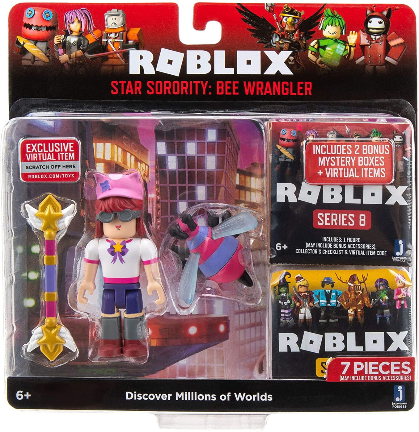 Roblox Gold Collection Royale High School: Enchantress Single Figure Pack  with Exclusive Virtual Item Code