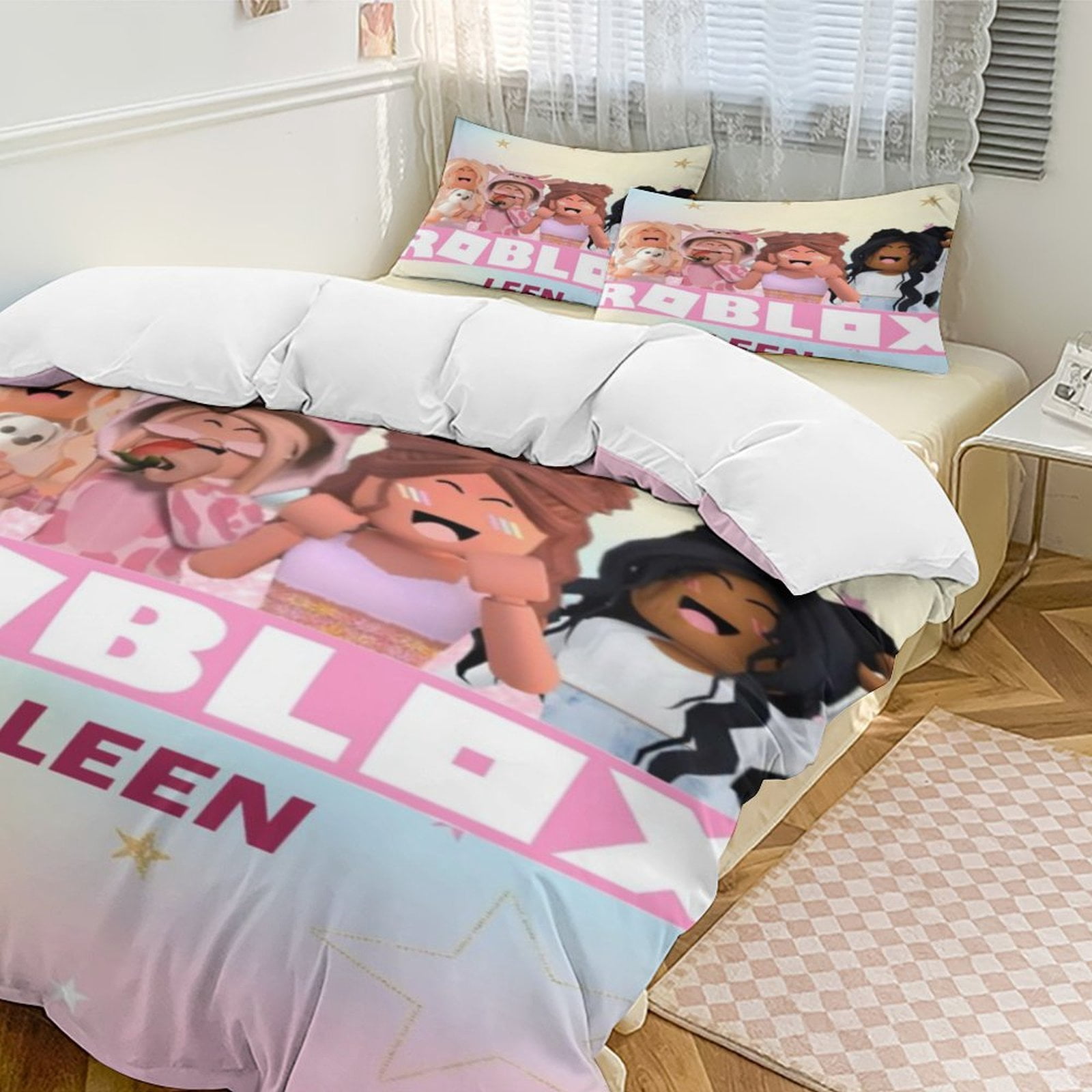 Roblox Bedding Set For Twin And King Size Beds Gaming Print Bedding Roblox Bedding Set Twin King Size Beds Gaming Print Bedding Set Perfect Boys Girls Bedrooms Perfect Adult Gifts 1 Duvet Cover 2 Pillowcases 884c1a83 1b0e 4272 A9f9 