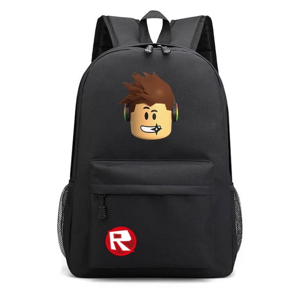 Roblox by Lifemoda Unisex Laptop Backpack Galaxy Print Polyester Travel Bag