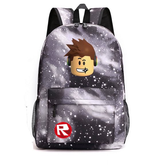 Rob by Lifemoda Unisex Laptop Backpack Galaxy Print Polyester Travel Bag