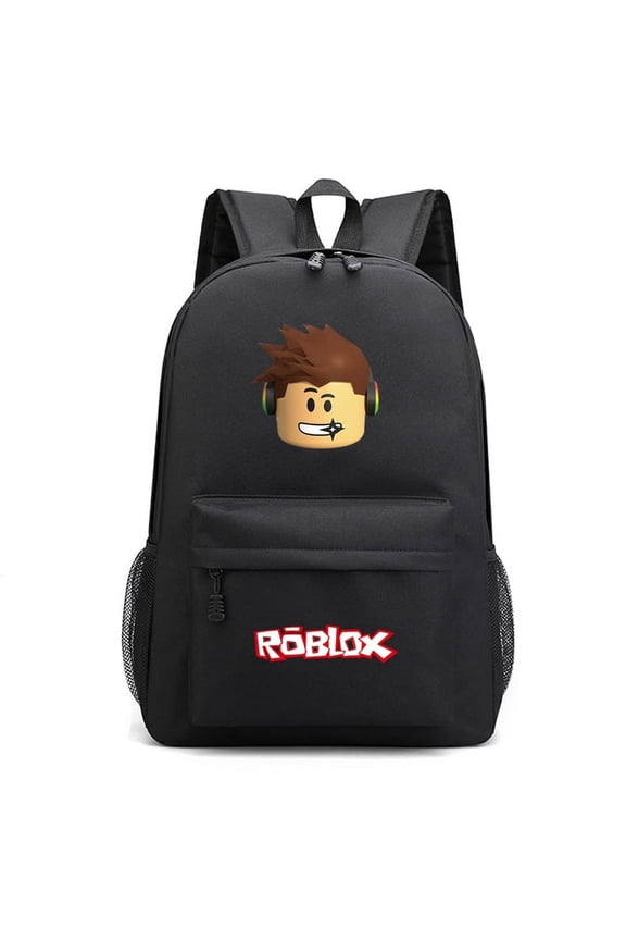 Roblox by Lifemoda Unisex Laptop Backpack Galaxy Print Polyester Travel Bag