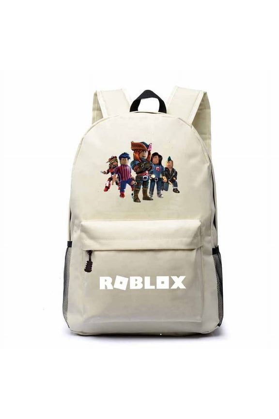 Roblox by Lifemoda Unisex Laptop Backpack Galaxy Print Polyester Travel Bag