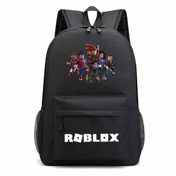 Roblox by Lifemoda Unisex Laptop Backpack Galaxy Print Polyester Travel Bag
