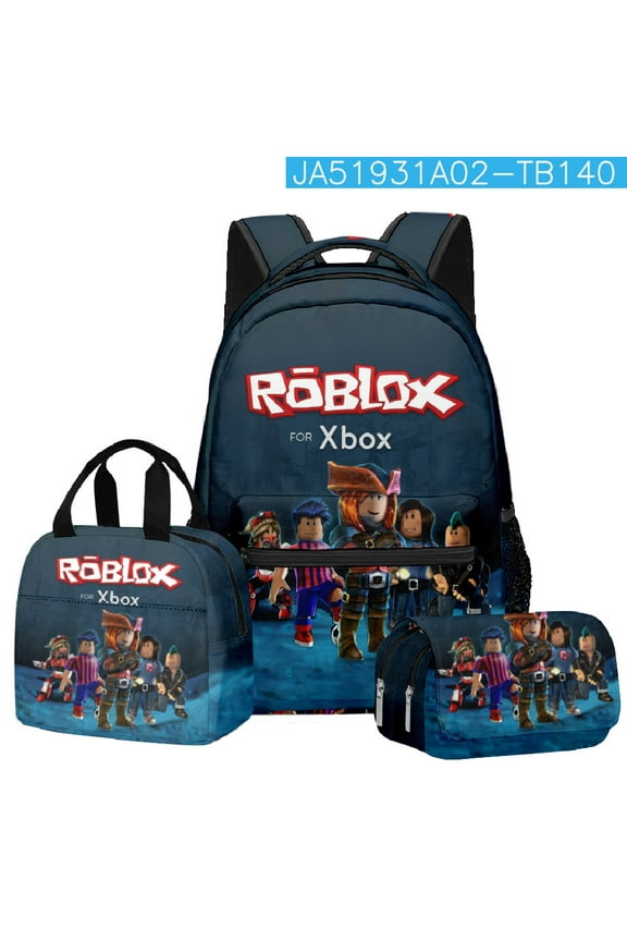 Roblox cute 3D cartoon theme waterproof schoolbag, lightweight travel backpack, backpack
