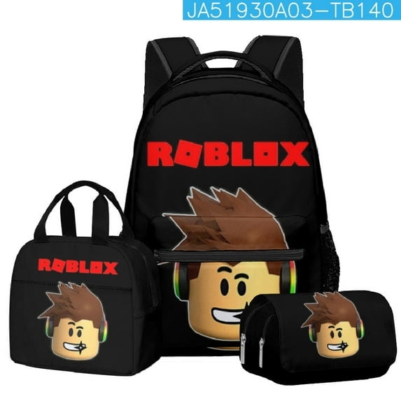 Roblox cute 3D cartoon theme waterproof schoolbag, lightweight travel backpack, backpack