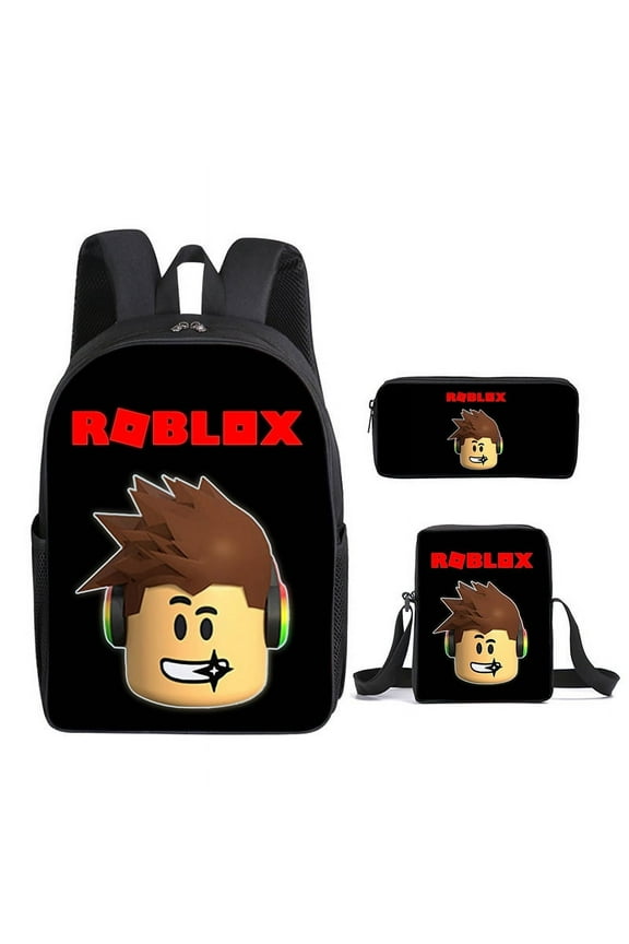 Roblox cute 3D cartoon theme waterproof schoolbag, lightweight travel backpack, backpack