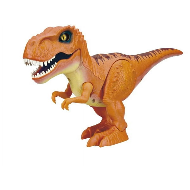 Robo Alive Attacking T-Rex Dinosaur Battery-Powered Robotic Toy by ZURU (Color may vary)