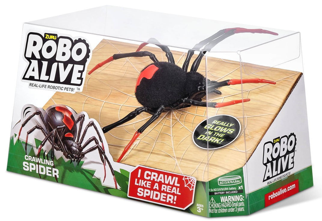 Robo Alive Crawling Spider Robotic Pet Figure Glow in the Dark