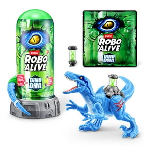 Robo Alive Dino DNA Dinosaur by ZURU - Robot Toy Light-Up DNA Helix Spine for Kids Ages 3+