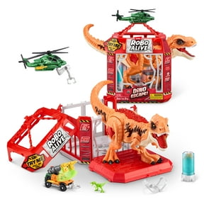 Robo Alive Dino Escape Series 1 by ZURU - Robotic Light Up Toy for Kids Ages 3+