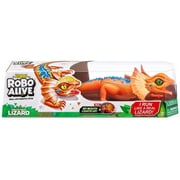 Robo Alive Frill Neck Lizard Robotic Pet Figure (Orange)