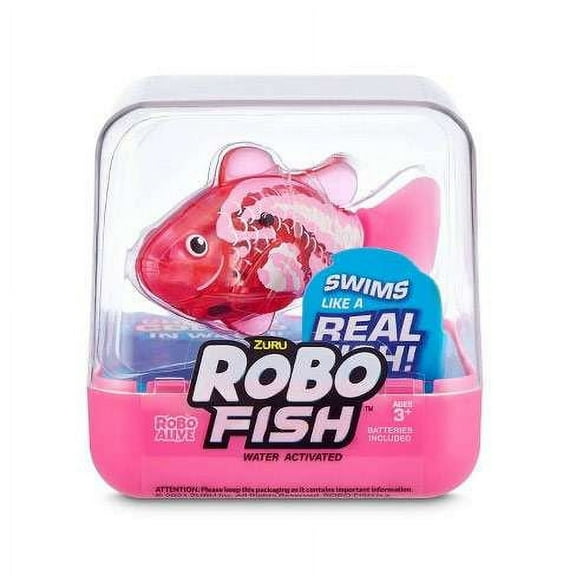 Robo Alive Little Fish Pink Robotic Pet Figure (Version 2)