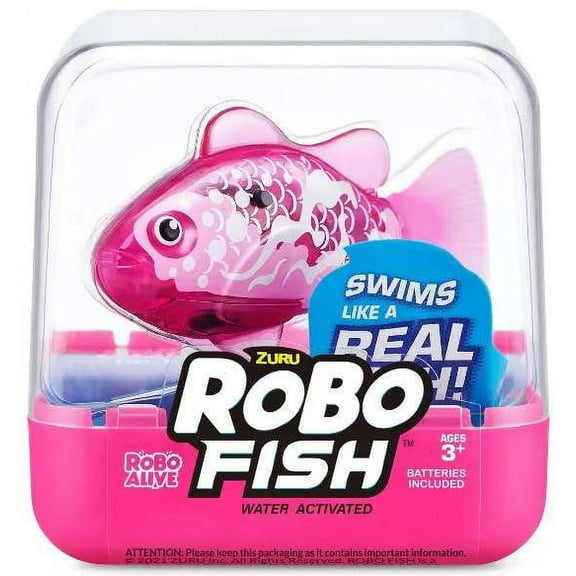 Robo Alive Little Fish Pink Robotic Pet Figure (Version 3)