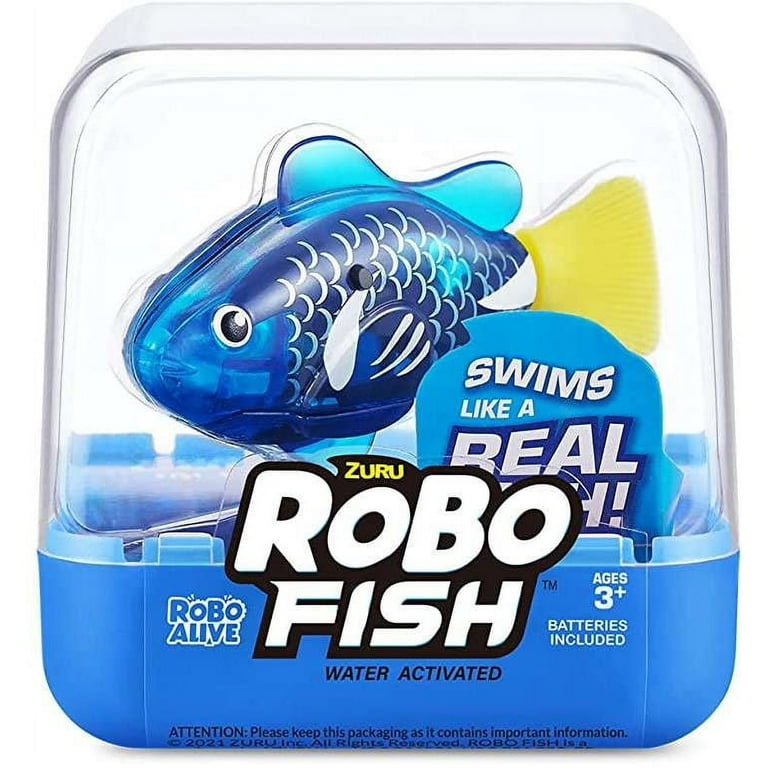 Robo Alive Robo Fish Blue Robotic Pet Figure 