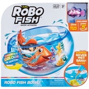 Robo Alive Robo Fish Swimn Fish Bowl Playset Purple
