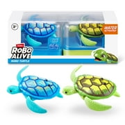 Robo Alive Turtles Electronic Robot Toy 2 Pack, Water Activated Toy for Child by ZURU