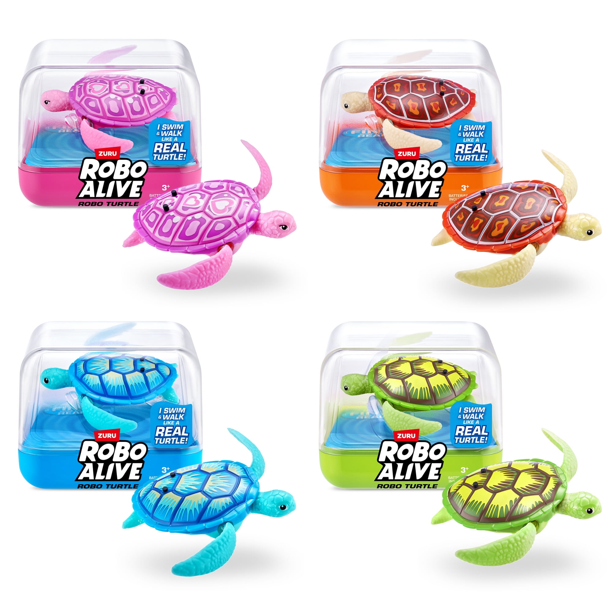 Robo Alive Robotic Turtle Swimming Figure by Zuru ( 1 x Robo Turtle)