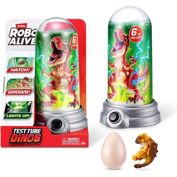 Robo Alive Test Tube Dinos Ankylosaurus Test Tube Pack