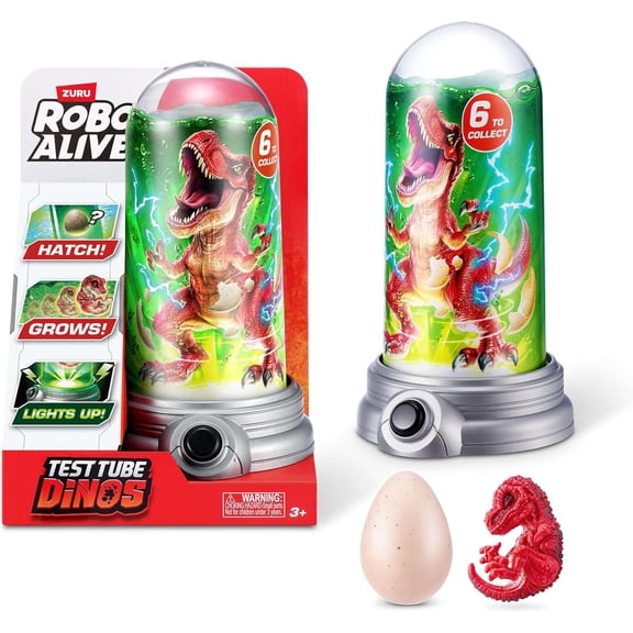 Robo Alive Test Tube Dinos T-Rex Test Tube Pack