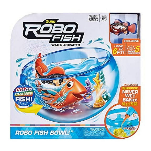Robo Alive Zuru Water Activated Fish Electronic Pet,1 oz