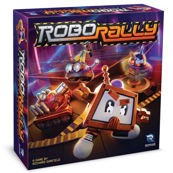 Robo Rally - Renegade Games, Robotic Chaos Racing Game, Movement Board Game, Ages 12+, 2-6 Players, 45-90 Min