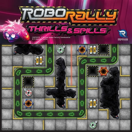Robo Rally Thrills & Spills Expansion - Strategy Programmed Movement Board Game, Ages 12+