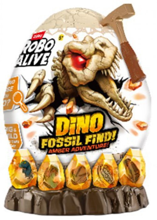 Robo Alive Fossil Find! AMBER ADVENTURE Mystery Pack (RANDOM DINO)
