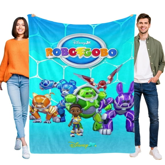 RoboGobo Throw Blanket Gifts for Fans Lover Girls Boys Women Present Hoodie Him Bed 40"x50"