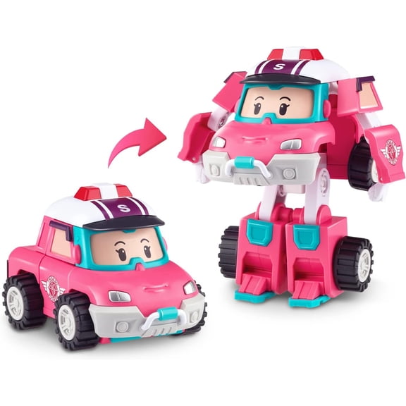Robocar POLI Toys, SANDY Transforming Robot Toys, 4" Action Figure Vehicles for Ages 3 and up